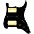 ... 920d Custom HSH Loaded Pickguard for Stratocaster With Gold Smoothie Humbuckers, Black Texas Vintage Pickups and S5W-HSH Wiring Harness Black