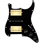 920d Custom HSH Loaded Pickguard for Stratocaster With Gold Smoothie Humbuckers, Black Texas Vintage Pickups and S5W-HSH Wiring Harness Black thumbnail