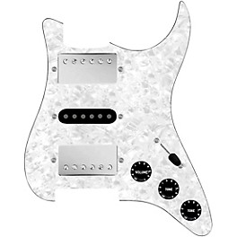 ... 920d Custom HSH Loaded Pickguard for Stratocaster With Nickel Smoothie Humbuckers, Black Texas Vintage Pickups and S5W-HSH Wiring Harness White Pearl