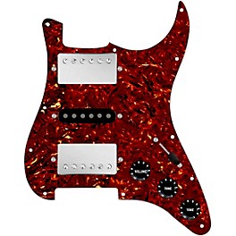 ... 920d Custom HSH Loaded Pickguard for Stratocaster With Nickel Smoothie Humbuckers, Black Texas Vintage Pickups and S5W-HSH Wiring Harness Tortoise