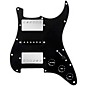 920d Custom HSH Loaded Pickguard for Stratocaster With Nickel Smoothie Humbuckers, Black Texas Vintage Pickups and S5W-HSH Wiring Harness Black thumbnail