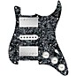 920d Custom HSH Loaded Pickguard for Stratocaster With Nickel Smoothie Humbuckers, White Texas Vintage Pickups and S5W-HSH Wiring Harness Black Pearl thumbnail