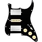 920d Custom HSH Loaded Pickguard for Stratocaster With Nickel Smoothie Humbuckers, Aged White Texas Vintage Pickups and S5W-HSH Wiring Harness Black thumbnail