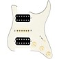 920d Custom HSH Loaded Pickguard for Stratocaster With Uncovered Smoothie Humbuckers, Aged White Texas Vintage Pickups and S5W-HSH Wiring Harness Parchment thumbnail