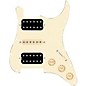 920d Custom HSH Loaded Pickguard for Stratocaster With Uncovered Smoothie Humbuckers, Aged White Texas Vintage Pickups and S5W-HSH Wiring Harness Aged White thumbnail