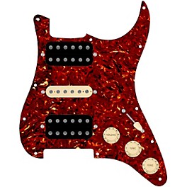 ... 920d Custom HSH Loaded Pickguard for Stratocaster With Uncovered Smoothie Humbuckers, Aged White Texas Vintage Pickups and S5W-HSH Wiring Harness Tortoise