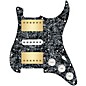 920d Custom HSH Loaded Pickguard for Stratocaster With Gold Smoothie Humbuckers, White Texas Vintage Pickups and S5W-HSH Wiring Harness Black Pearl thumbnail
