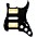 ... 920d Custom HSH Loaded Pickguard for Stratocaster With Gold Smoothie Humbuckers, White Texas Vintage Pickups and S5W-HSH Wiring Harness Black