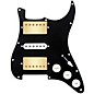 920d Custom HSH Loaded Pickguard for Stratocaster With Gold Smoothie Humbuckers, White Texas Vintage Pickups and S5W-HSH Wiring Harness Black thumbnail