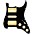 ... 920d Custom HSH Loaded Pickguard for Stratocaster With Gold Smoothie Humbuckers, Aged White Texas Vintage Pickups and S5W-HSH Wiring Harness Black