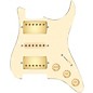 920d Custom HSH Loaded Pickguard for Stratocaster With Gold Smoothie Humbuckers, Aged White Texas Vintage Pickups and S5W-HSH Wiring Harness White thumbnail