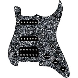 ... 920d Custom HSS Loaded Pickguard For Strat With An Uncovered Smoothie Humbucker, Black Texas Vintage Pickups and Black Knobs Black Pearl