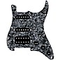 920d Custom HSS Loaded Pickguard For Strat With An Uncovered Smoothie Humbucker, Black Texas Vintage Pickups and Black Knobs Black Pearl thumbnail