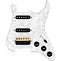 920d Custom HSS Loaded Pickguard For Strat With An Uncovered Roughneck Humbucker, Black Texas Growler Pickups and Black Knobs White Pearl thumbnail