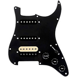 ... 920d Custom HSS Loaded Pickguard For Strat With An Uncovered Roughneck Humbucker, Black Texas Growler Pickups and Black Knobs Black