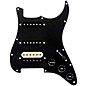 920d Custom HSS Loaded Pickguard For Strat With An Uncovered Roughneck Humbucker, Black Texas Growler Pickups and Black Knobs Black thumbnail