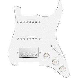 ... 920d Custom HSS Loaded Pickguard For Strat With A Nickel Smoothie Humbucker, White Texas Vintage Pickups and White Knobs White