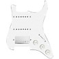 920d Custom HSS Loaded Pickguard For Strat With A Nickel Smoothie Humbucker, White Texas Vintage Pickups and White Knobs White thumbnail