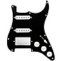 920d Custom HSS Loaded Pickguard For Strat With A Nickel Smoothie Humbucker, White Texas Vintage Pickups and White Knobs Black thumbnail