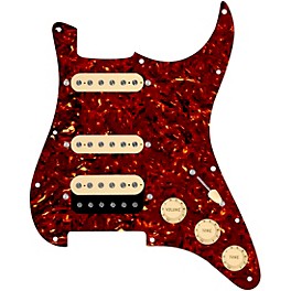 ... 920d Custom HSS Loaded Pickguard For Strat With An Uncovered Roughneck Humbucker, Aged White Texas Growler Pickups and Black Knobs Tortoise