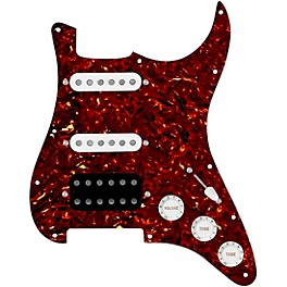 ... 920d Custom HSS Loaded Pickguard For Strat With An Uncovered Cool Kids Humbucker, White Texas Grit Pickups and Black Knobs Tortoise