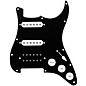 920d Custom HSS Loaded Pickguard For Strat With An Uncovered Cool Kids Humbucker, White Texas Grit Pickups and Black Knobs Black thumbnail