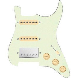 ... 920d Custom HSS Loaded Pickguard For Strat With A Nickel Cool Kids Humbucker, Aged White Texas Grit Pickups and Black Knobs Mint Green