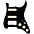 ... 920d Custom HSS Loaded Pickguard For Strat With A Nickel Cool Kids Humbucker, Aged White Texas Grit Pickups and Black Knobs Black