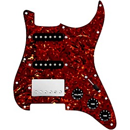 ... 920d Custom HSS Loaded Pickguard For Strat With A Nickel Smoothie Humbucker, Black Texas Vintage Pickups and Black Knobs Tortoise