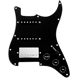 ... 920d Custom HSS Loaded Pickguard For Strat With A Nickel Smoothie Humbucker, Black Texas Vintage Pickups and Black Knobs Black