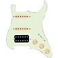 920d Custom HSS Loaded Pickguard For Strat With An Uncovered Cool Kids Humbucker, Aged White Texas Grit Pickups and Black Knobs Mint Green thumbnail