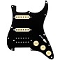 920d Custom HSS Loaded Pickguard For Strat With An Uncovered Cool Kids Humbucker, Aged White Texas Grit Pickups and Black Knobs Black thumbnail