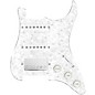 920d Custom HSS Loaded Pickguard For Strat With A Nickel Cool Kids Humbucker, White Texas Grit Pickups and Black Knobs White Pearl thumbnail