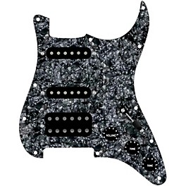 ... 920d Custom HSS Loaded Pickguard For Strat With An Uncovered Cool Kids Humbucker, Black Texas Grit Pickups and Black Knobs Black Pearl