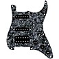 920d Custom HSS Loaded Pickguard For Strat With An Uncovered Cool Kids Humbucker, Black Texas Grit Pickups and Black Knobs Black Pearl thumbnail