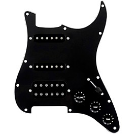 ... 920d Custom HSS Loaded Pickguard For Strat With An Uncovered Cool Kids Humbucker, Black Texas Grit Pickups and Black Knobs Black