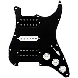 ... 920d Custom HSH Loaded Pickguard for Stratocaster With Uncovered Smoothie Humbuckers, White Texas Vintage Pickups and S5W-HSH Wiring Harness Black