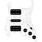 920d Custom HSH Loaded Pickguard for Stratocaster With Uncovered Smoothie Humbuckers, Black Texas Vintage Pickups and S5W-HSH Wiring Harness White Pearl thumbnail