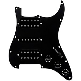 ... 920d Custom HSH Loaded Pickguard for Stratocaster With Uncovered Smoothie Humbuckers, Black Texas Vintage Pickups and S5W-HSH Wiring Harness Black