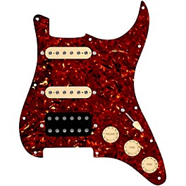 ... 920d Custom HSS Loaded Pickguard For Strat With An Uncovered Smoothie Humbucker, Aged White Texas Vintage Pickups and Aged White Knobs Tortoise