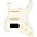 ... 920d Custom HSS Loaded Pickguard For Strat With An Uncovered Smoothie Humbucker, Aged White Texas Vintage Pickups and Aged White Knobs Parchment