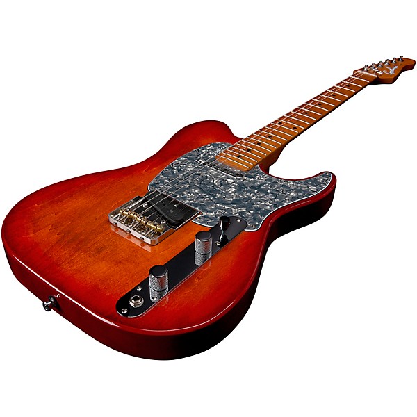 Godin Stadium Pro With Maple Neck Electric Guitar Sunset Burst