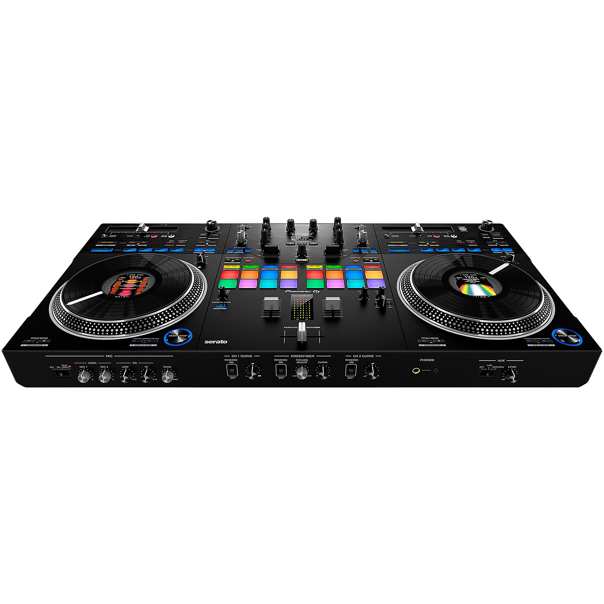 Pioneer DJ DDJ-REV7 and Decksaver Cover Bundle | Guitar Center