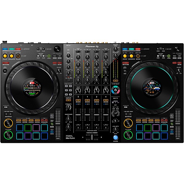 Pioneer DJ DDJ FLX10 and Decksaver Cover Bundle