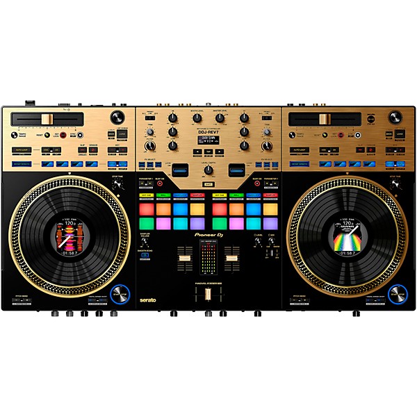 Pioneer DJ DDJ-REV7-N and Decksaver Cover Bundle