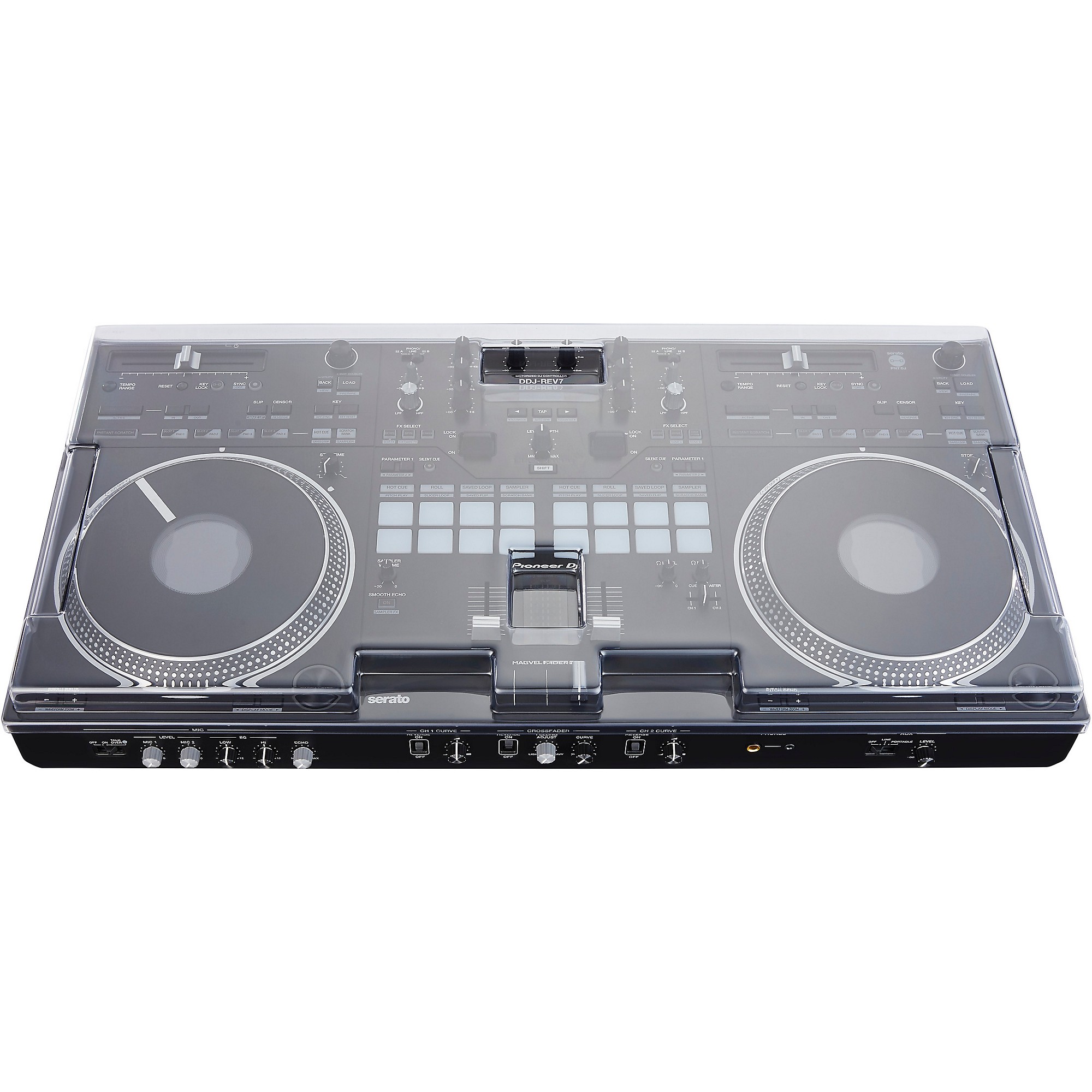 Pioneer DJ DDJ-REV7-N and Decksaver Cover Bundle | Guitar Center