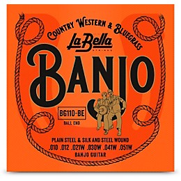 La Bella BG110 Banjo Guitar Strings With Ball Ends