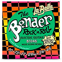La Bella Bender Rock n Roll Electric Guitar Strings 10 - 46