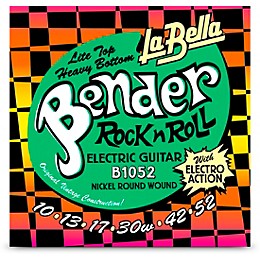 La Bella Bender Rock n Roll Electric Guitar Strings 10 - 52