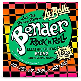 La Bella Bender Rock n Roll Electric Guitar Strings 11 - 50 La Bella Bender Rock n Roll Electric Guitar Strings 10 - 52